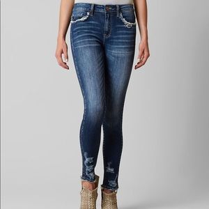 Kancan mid rise ankle stretch skinny jean